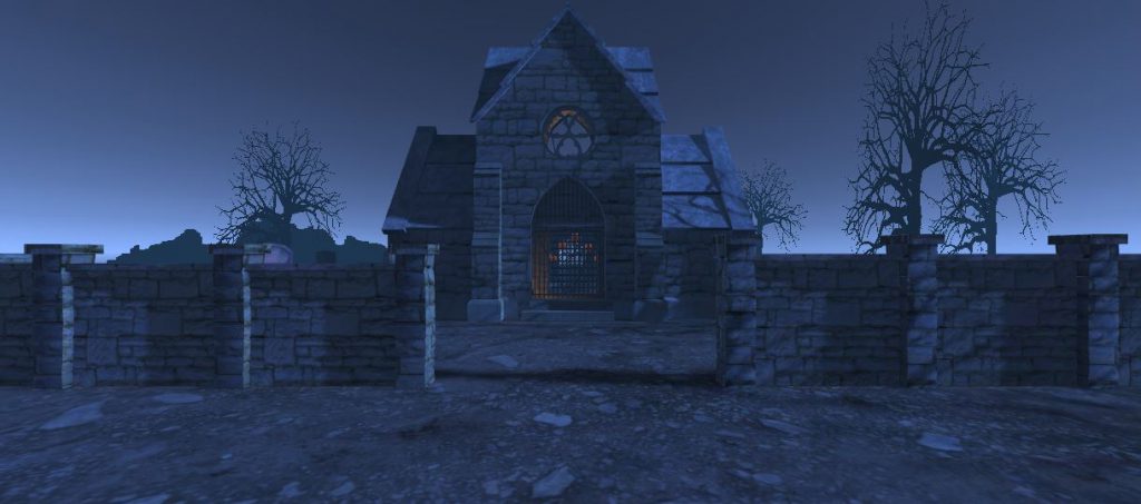 halloween-virtual-reality-hall-entrance